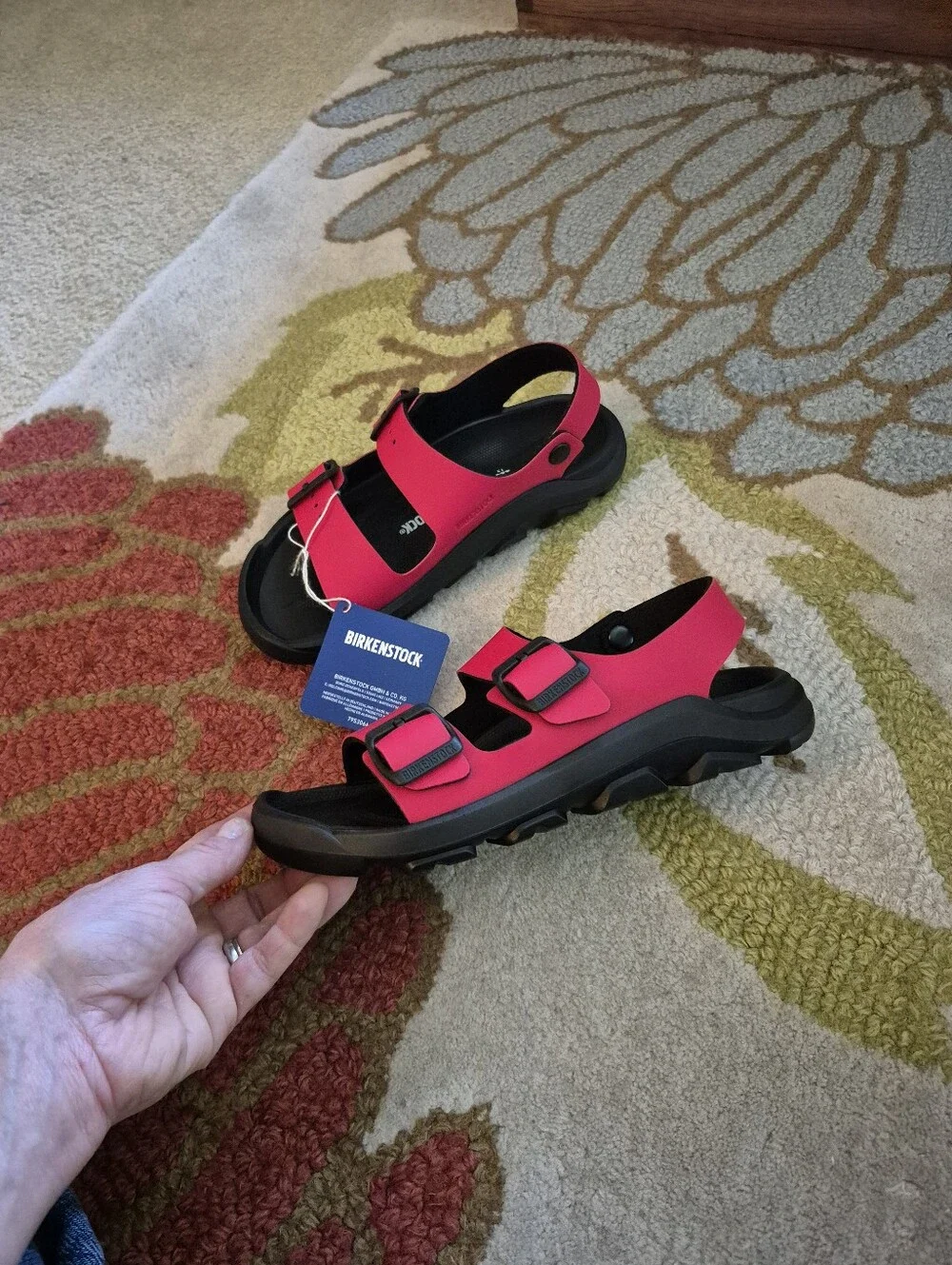 NWT Set Of 2 Little Kids Birkenstock Sandals Size 3, Mogami Birko-Flor